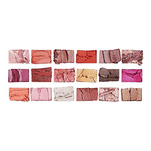 I Heart Revolution Chocolate Eyeshadow Palette - Rose Gold, 18 Shades