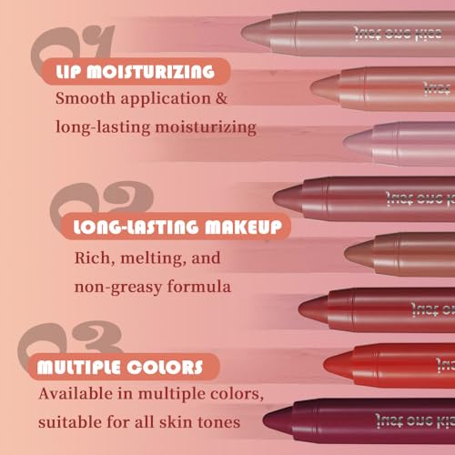Hydrating Warm Nude Lip Crayon - Creamy Moisturizing Stick