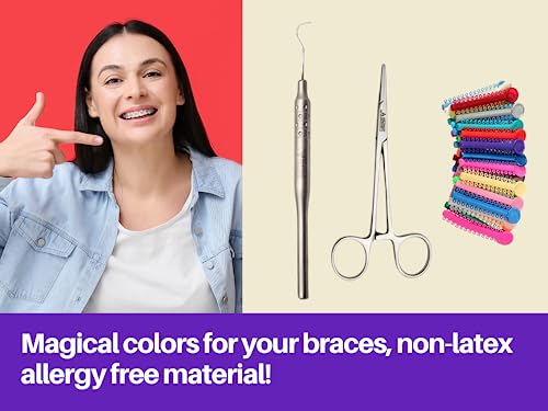 Artman Instruments DIY Dental Braces Color Changing Kit with 1040 Ties