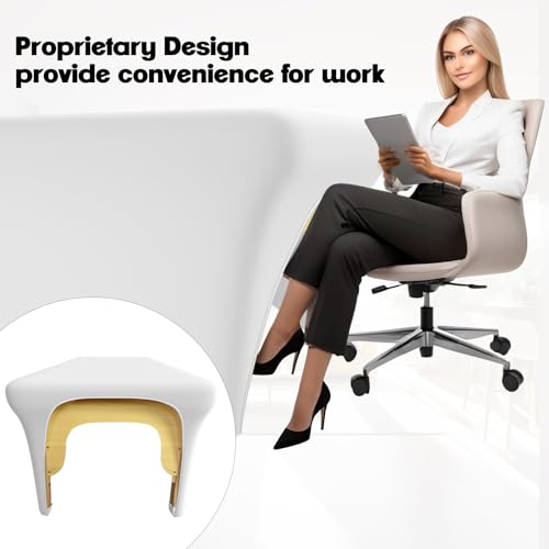 KIDOACOW White Massage Table Cover with Leg Cut-Out for 6FT Beds