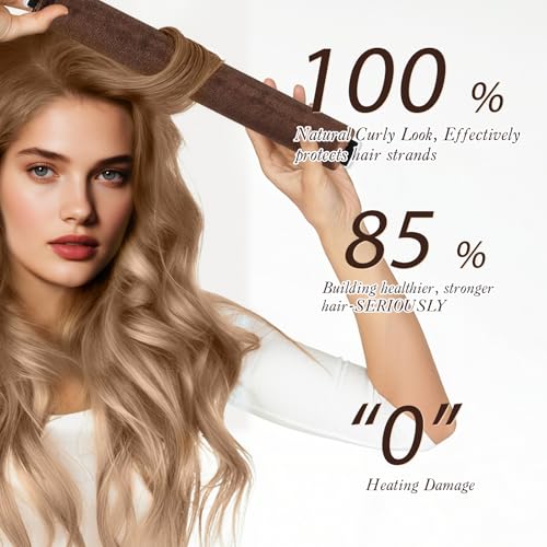 Jumbo Heatless Curls Set - Soft Velvet Overnight Hair Rollers