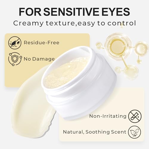 Professional Eyelash Extension Remover Gel - Fast Dissolving, Gentle Formula for Lash Artists