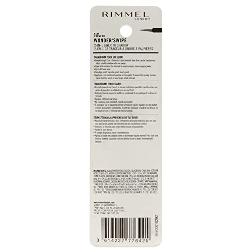 Rimmel Magnif' Instafamous 0.06 Ounce Pack of 2 - Smudge-Proof Eye Makeup