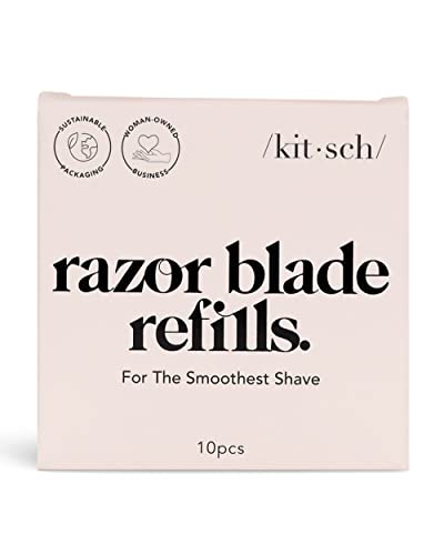 Kitsch Double Edge Safety Razor Blades 10-Pack & Smooth Shave Butter Bundle
