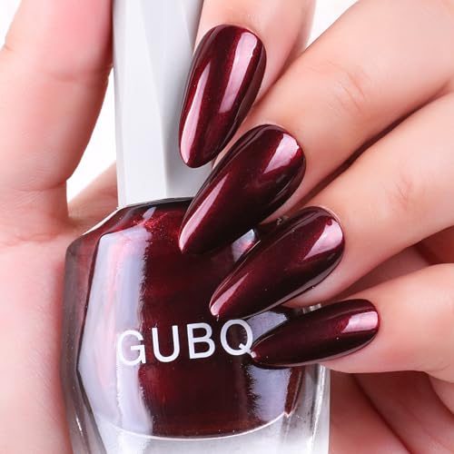 Major Dijit Pearl Wine Red Quick Dry Nail Polish 12ml - Non-Toxic