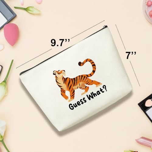 VICBOU GuessTiger Cute Tiger Makeup Bag for Women & Girls