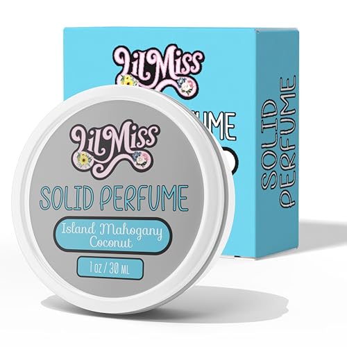 Island Mahogany Coconut Solid Perfume Balm for Women - 1oz