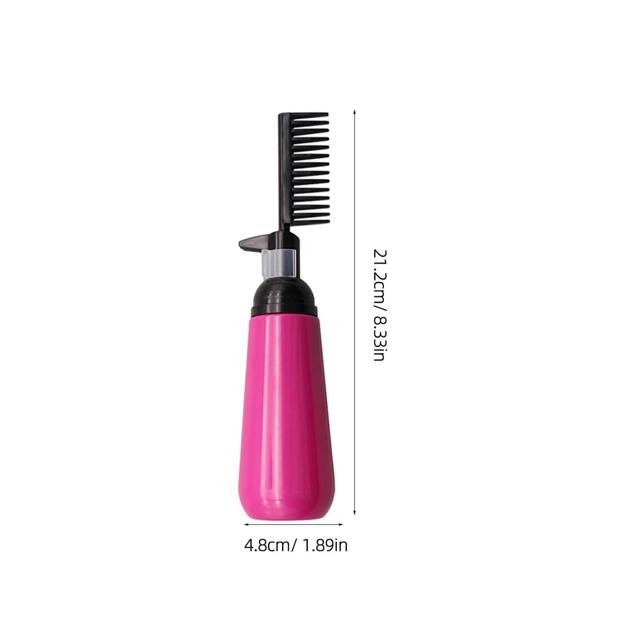 Beaupretty Hair Dye Comb Bottles Set 2pcs Root Comb Applicator Bottles 200ml for Coloring Easy to Use Random