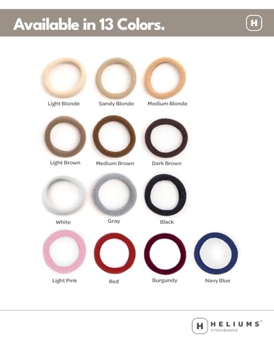 Heliums No Damage Mini Hair Ties - Medium Blonde, 30 Count