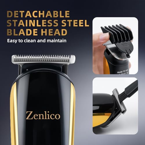Beard Trimmer for Men, Rechargeable Men's Hair Trimmer for Mustache, Electric Razor & Body Grooming Kit for Beard, Face, Groin & Manscaping, Birthday Valentines Ideal Gift for Men