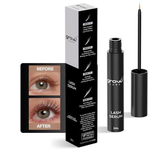 Lash Serum for Eyelash Growth - 0.07 Fl Oz | Vegan Peptides & Biotin