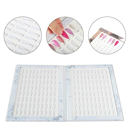 160 Nail Color Display Book with 240 Tips - A04 for Nail Art