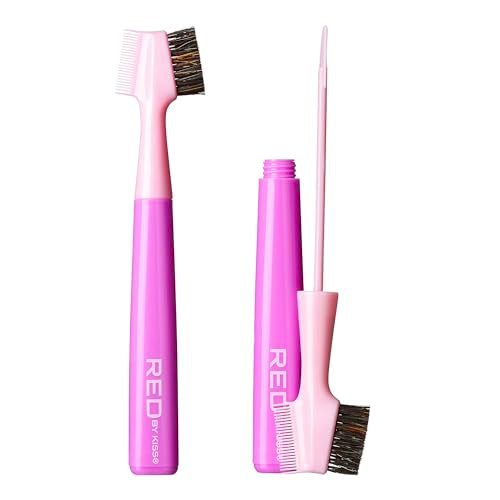 Red by Kiss 3-in-1 Edge Control Styler with Boar Bristle Brush