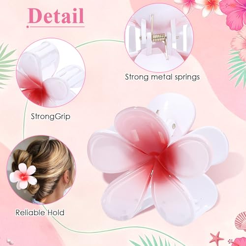 USDNICE 6 Pack Dark Color Large Hair Claw Clips for Women, Strong Hold Non-Slip Hair Accessories for Thick & Thin Hair