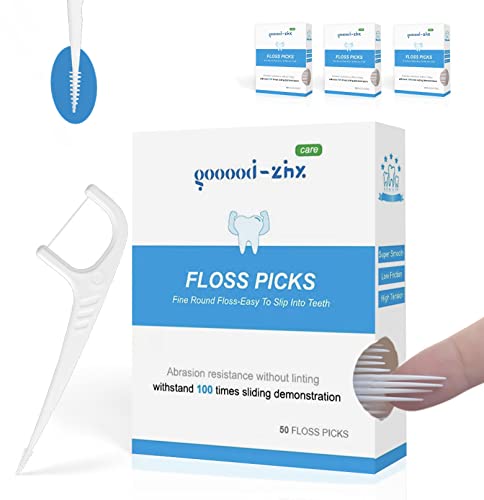 150 Count Gooood-Zhx Dental Floss Picks with Brush for Adults