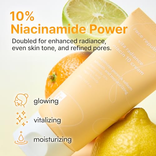Face Republic Vita Radiance Niacin 10 Cream - 50ml Revitalizing Moisturizer