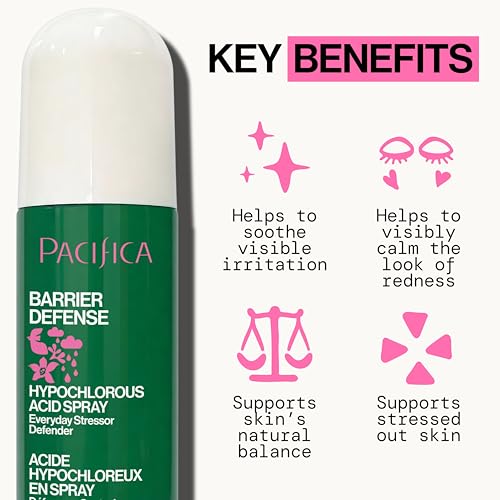 Pacifica Hypochlorous Acid Spray for Redness & Acne Relief