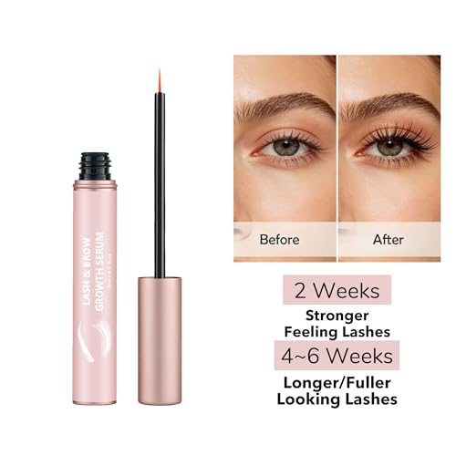 Natural Lash Growth Serum - Peptide Formula for Fuller, Longer Eyelashes