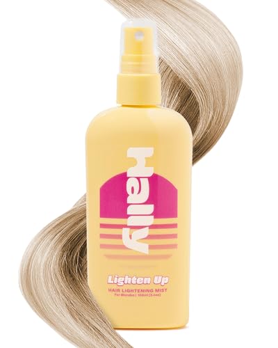 Hally Hair Lighten Up - Blonde & Light Brown Hair Lightener Spray 3.4 oz
