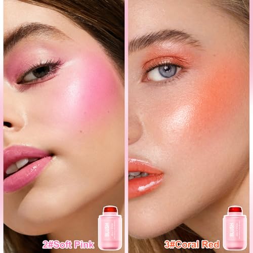 LemonSac Light Fair Contour Stick Makeup Kit with Highlighter, Blush & Bronzer – Waterproof & Long Lasting