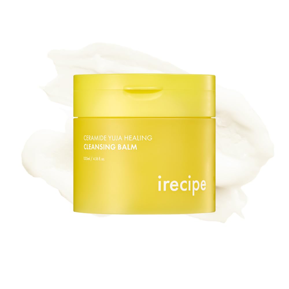 Ceramide Yuja Cleansing Balm - Deep Cleansing Korean Face Cleanser | Vegan, Zero Irritation, 135g / 4.76oz