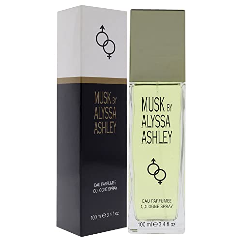Alyssa Ashley Musk Perfume - Unisex Floral Woody Fragrance - 3.4 oz Spray