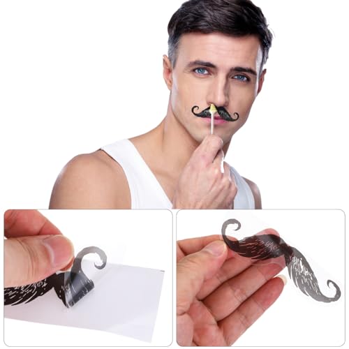 FOMIYES Self-Adhesive Beard Protector Stickers for Nose Waxing, 50 Pieces