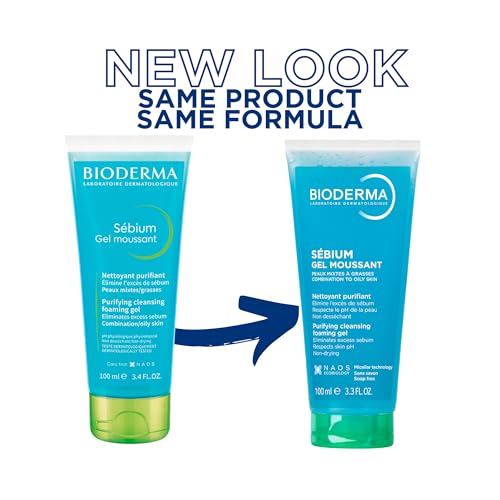 Bioderma Sébium Face Cleanser - Purifying Makeup Remover for Oily Skin