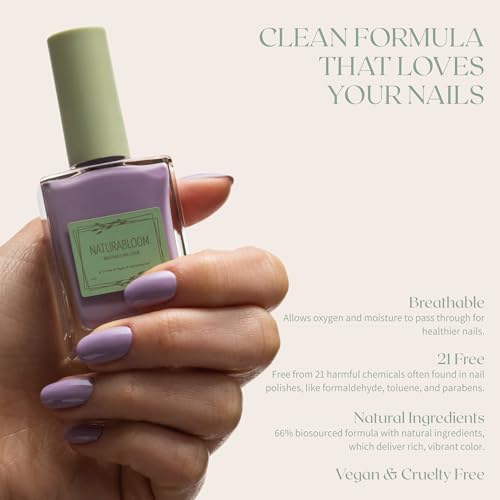 Lilac Delight Breathable Nail Polish - Vegan & Toxin-Free