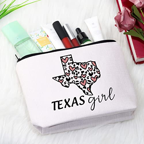Texas Lone Star State Makeup Zipper Pouch - Proud Texan Gift Bag