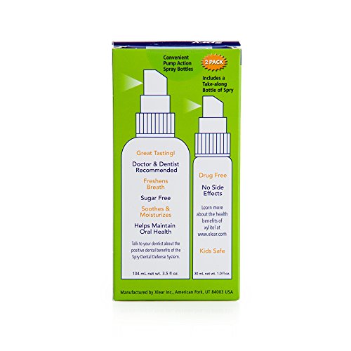 Spry Natural Xylitol Dry Mouth Spray, 4.5 fl. oz – Moisturizing Relief