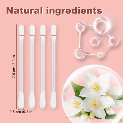 Pack of 200 Cotton Makeup Remover Swabs with Lemon Oil