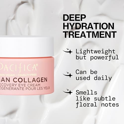 Pacifica Vegan Collagen Overnight Recovery Cream - 2-in-1 Anti-Aging Moisturizer & Eye Cream