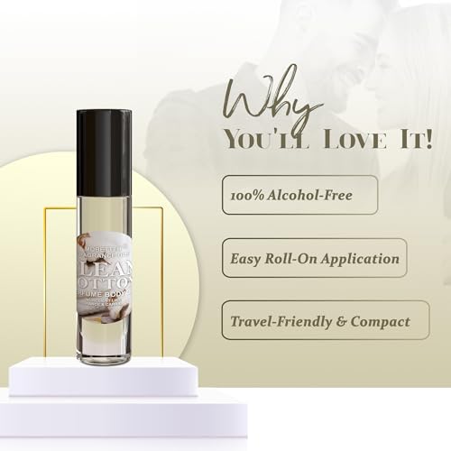 Clean Cotton Impression Perfume Oil - Long-Lasting Roll-On Fragrance