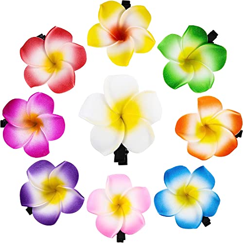 Willbond 36 Pcs Hawaiian Flower Hair Clips for Beach & Party Styles
