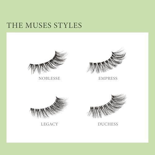 KISS Lash Couture Muses Legacy False Eyelashes - 12mm, Pack of 2