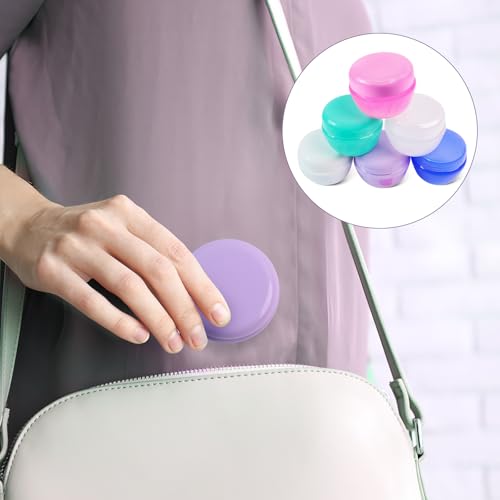 GAQWOK 6-Pack 20ml Travel Containers for Creams & Lotions