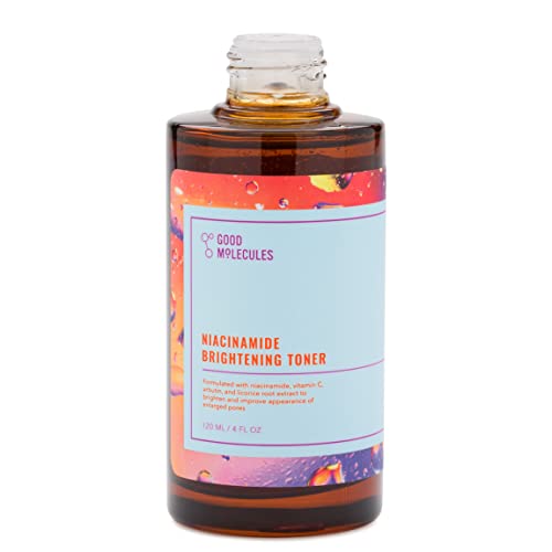 Good Molecules Niacinamide Duo Set – Brightening Toner & 10% Niacinamide Serum for Pores & Texture