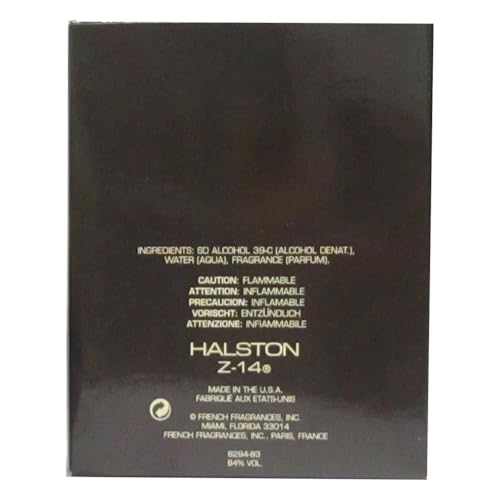 Halston Z-14 Cologne for Men, Classic Woody Fragrance Spray, 2.5 Ounce