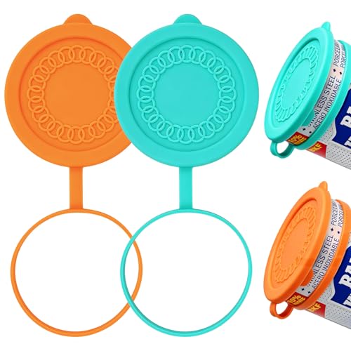 Hydream Silicone Powder Cleanser Lids - 2 Pack for Bar Keepers Friend, Comet, Ajax