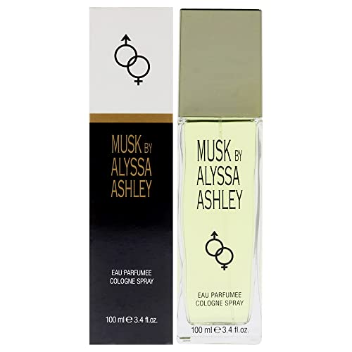 Alyssa Ashley Musk Perfume - Unisex Floral Woody Fragrance - 3.4 oz Spray