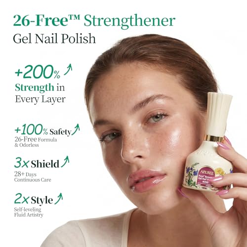 APUREE HEMA-Free Jelly Sheer Gel Nail Polish Pink Power – 28+ Days High-Gloss
