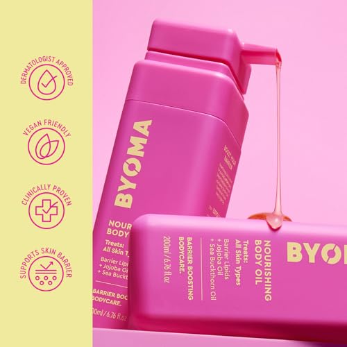 BYOMA Nourishing Body Oil with Barrier Lipids, Jojoba & Seabuckthorn