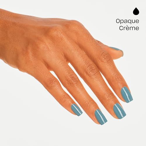 OPI GelColor LED Cure Gel Nail Polish - Alpaca My Bags Opaque Teal, Long-Lasting & Vegan, 0.5 Fl Oz