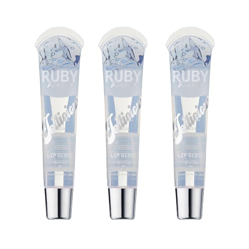 Ruby Kisses Jellicious Lip Gloss with Mango Butter - 3 Pack