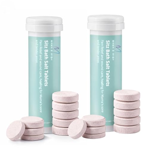 Mama & Wish Postpartum Sitz Bath Tablets - 20 Tablets (2-Pack)