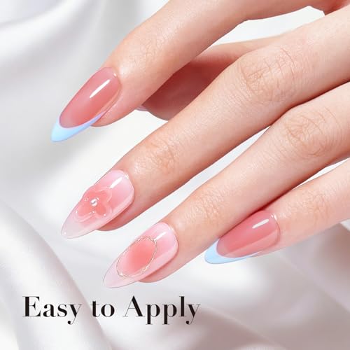 AZUREBEAUTY Jelly Blush Pink Nail Polish 18ml – Fast Drying & Long-lasting