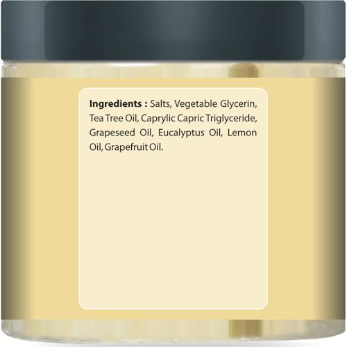 First Botany Tea Tree Oil Salt Body & Foot Scrub for Exfoliation