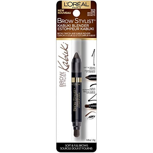 L'Oreal Paris Brow Stylist Kabuki Blender Crayon - Brunette 0.05 oz
