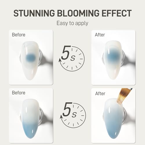 GAOY 16ml Blooming Gel Nail Polish for Nail Art - UV Cure